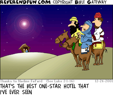 DESCRIPTION:  CAPTION: THAT'S THE BEST ONE-STAR HOTEL THAT I'VE EVER SEEN