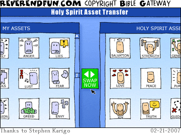 DESCRIPTION: An asset transer tool that shows sins and such on left and gifts of Holy Spirit on the right CAPTION: 